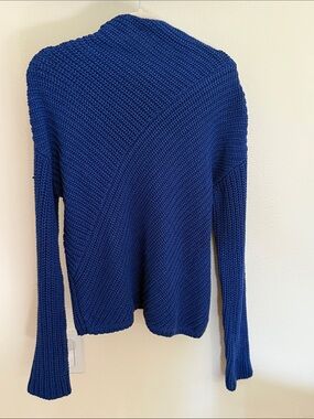Halogen Royal Blue Chunky Knit Sweater